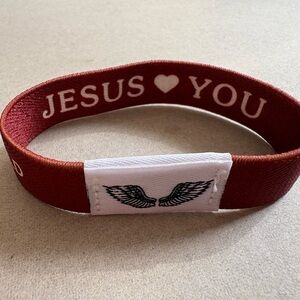 Red NFC Bible Verse Bracelet Religious Daily Inspirational Christian Friendship